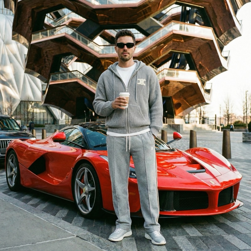 AI generated luxury lifestyle photo result